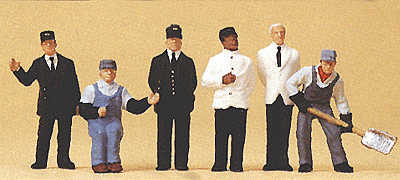 US Railroad Transition-Era Passenger Train Crew -- pkg(6)