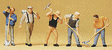 People Working -- Workers w/Picks & Shovels