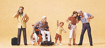 Pedestrians -- Passers-By & Wheelchair pkg(5)