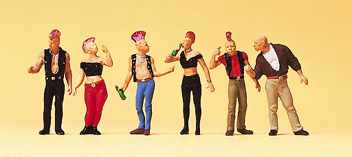 Pedestrians -- Punk Rockers pkg(6)