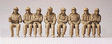 Emergency - Modern German Firefighters - Unpainted Figure Set -- Seated Driver & Crew pkg(8)