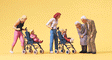 Pedestrians -- Mothers w/Children In Strollers & Grandparents