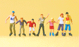 Sports & Recreation -- Inline Skaters pkg(7)