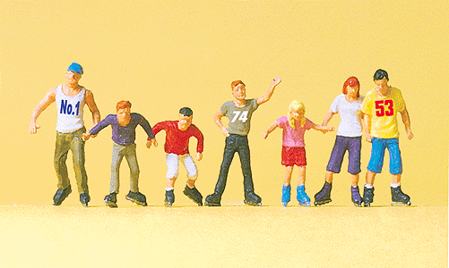 Sports & Recreation -- Inline Skaters pkg(7)