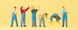 People Working -- Scaffolders pkg(6)