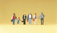 Pedestrians -- Walking Travelers #1 pkg(6)