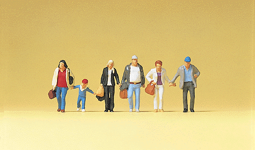 Pedestrians -- Walking Travelers #1 pkg(6)