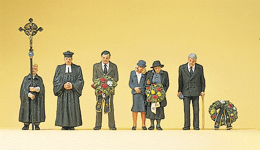 Pedestrians -- Protestant Funeral pkg(6)