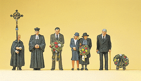 Pedestrians -- Protestant Funeral pkg(6)