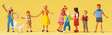 Children Playing -- Standing Children Playing pkg(8)