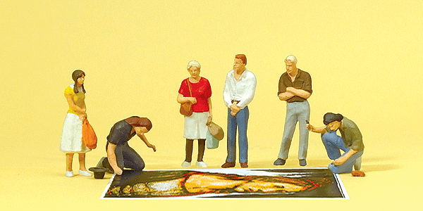 Working People -- Street Artists & Onlookers pkg(6)