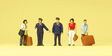 Railroad Personnel -- Chinese Railroad Personnel & Passengers pkg(5)