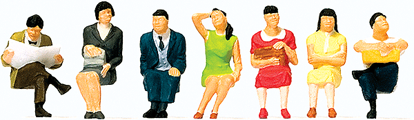 Passengers -- Seated Chinese Travelers pkg(7)