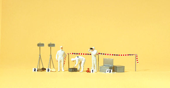 Crime Scene Investigation -- Includes Detectives & Accessories