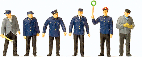 Railroad Personnel -- German (DB) Railroad Personnel pkg(6) Early Era III