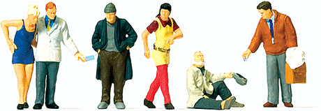 Pedestrians -- On the Street pkg(6)