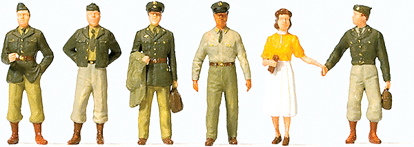 US/NATO 1950s Figure Set -- Soldiers pkg(6)