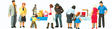 Pedestrians -- Flea Market pkg(9)