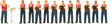 Sports & Recreation -- Male Choir pkg(12)