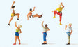Recreation & Sports -- Freeclimbers pkg(6)