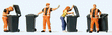 Garbage Collection -- 4 Figures & Carts