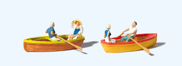 Rowboats w/Figures