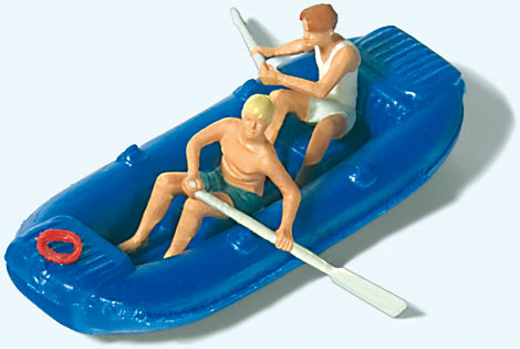 Youths w/Boats -- 4 People & 2 Boats-1