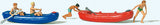 Youths w/Boats -- 4 People & 2 Boats-2
