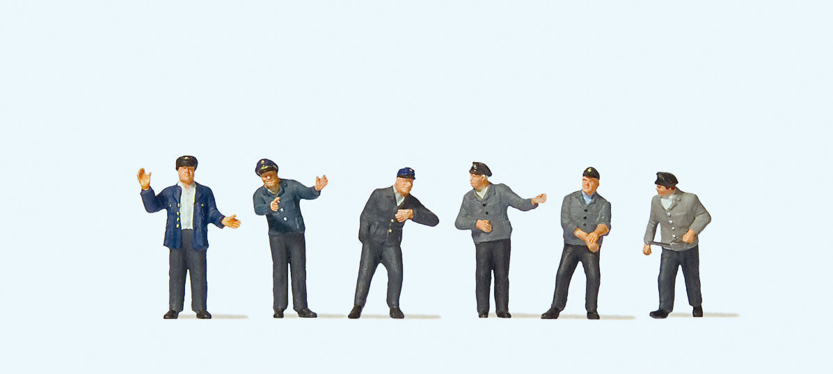 European Era III Locomotive Crew -- pkg(6)