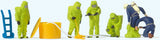 Firemen in Green Hazmat Suits -- pkg(6)-1