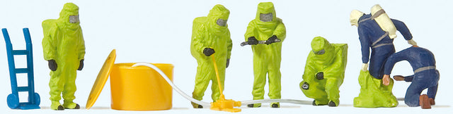 Firemen in Green Hazmat Suits -- pkg(6)-1