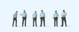 German Police in Summer Uniforms -- pkg(6)
