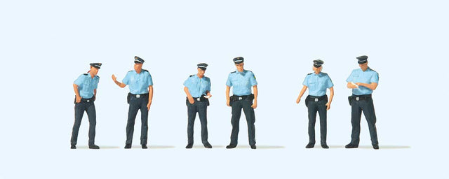 German Police in Summer Uniforms -- pkg(6)