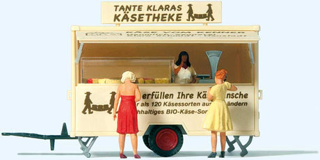 Cheese Concession Trailer with Accessories -- German Lettering