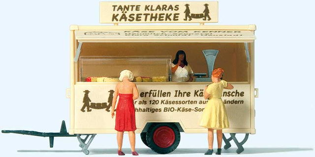 Cheese Concession Trailer with Accessories -- German Lettering