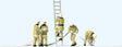 Modern Firemen Working with Accessories -- Beige Uniforms pkg(5)