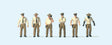 Working People -- United States Sheriff Deputies pkg(6)