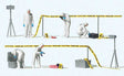 Crime Scene Investigation -- 5 Figures, Detail Accessories