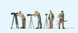 Photographers w/Tripods -- pkg(4)