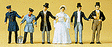 Passengers -- Vintage Engine Crew w/Standing Passengers pkg(6)