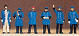 1900s Figures -- Prussian Railroad Personnel
