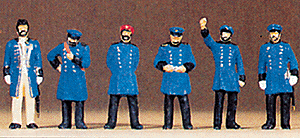 1900s Figures -- Prussian Railroad Personnel