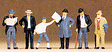 1900s Figures -- Men Passengers