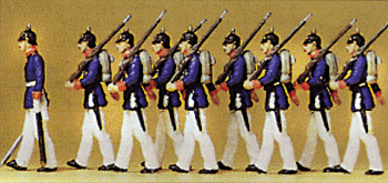 Soldiers -- Prussian Infantry in Parade Uniform