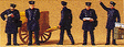 1900s Figures -- Postal Officials pkg(5)