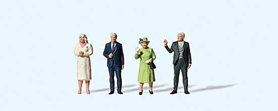 Queen Elizabeth II Memorial Set -- Queen, Prince Philip, Prince Charles & Princess Camilla