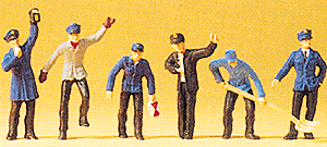 Railroad Personnel -- Railway Yard Workers pkg(6)