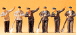 Railroad Personnel -- Steam Engine Crew