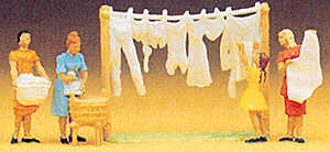 People Working -- Women Hanging Laundry pkg(4)