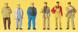 Working People -- Walking Workers pkg(6)